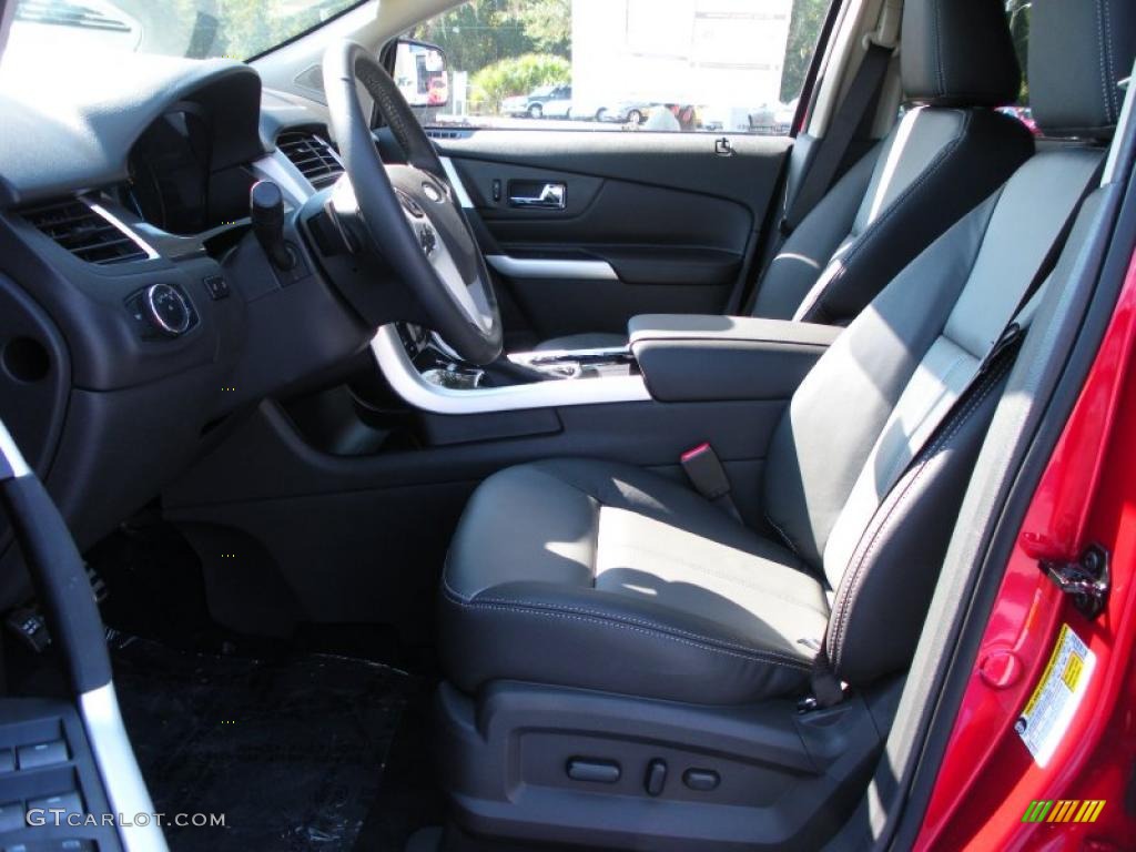 Charcoal Black/Silver Smoke Metallic Interior 2011 Ford Edge Sport Photo #38489555
