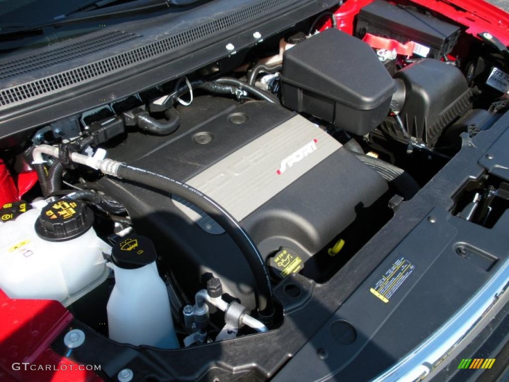 2011 Ford Edge Sport 3.7 Liter DOHC 24-Valve TiVCT V6 Engine Photo #38489667