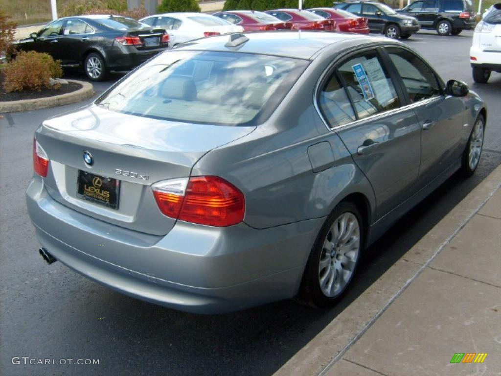 2006 3 Series 330xi Sedan - Quartz Blue Metallic / Beige photo #5