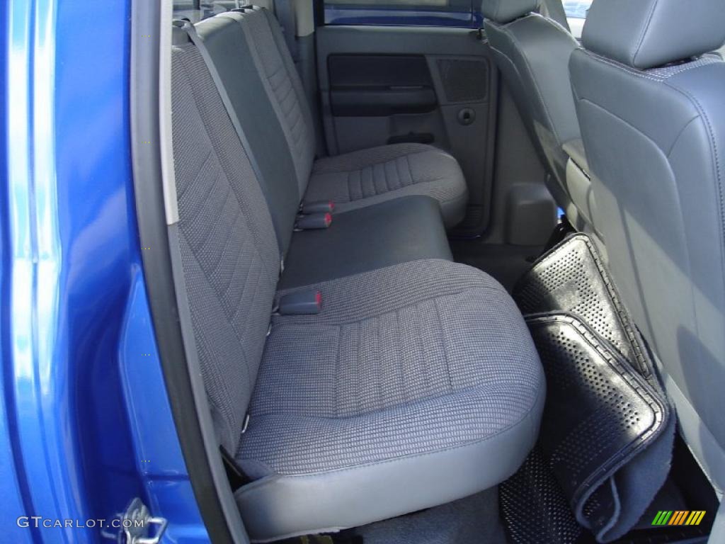 2008 Ram 1500 Big Horn Edition Quad Cab 4x4 - Electric Blue Pearl / Medium Slate Gray photo #17