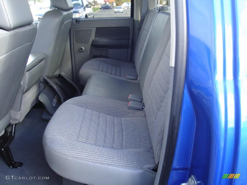 2008 Ram 1500 Big Horn Edition Quad Cab 4x4 - Electric Blue Pearl / Medium Slate Gray photo #18