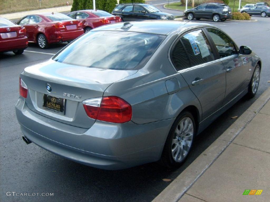 2006 3 Series 330xi Sedan - Quartz Blue Metallic / Black photo #5