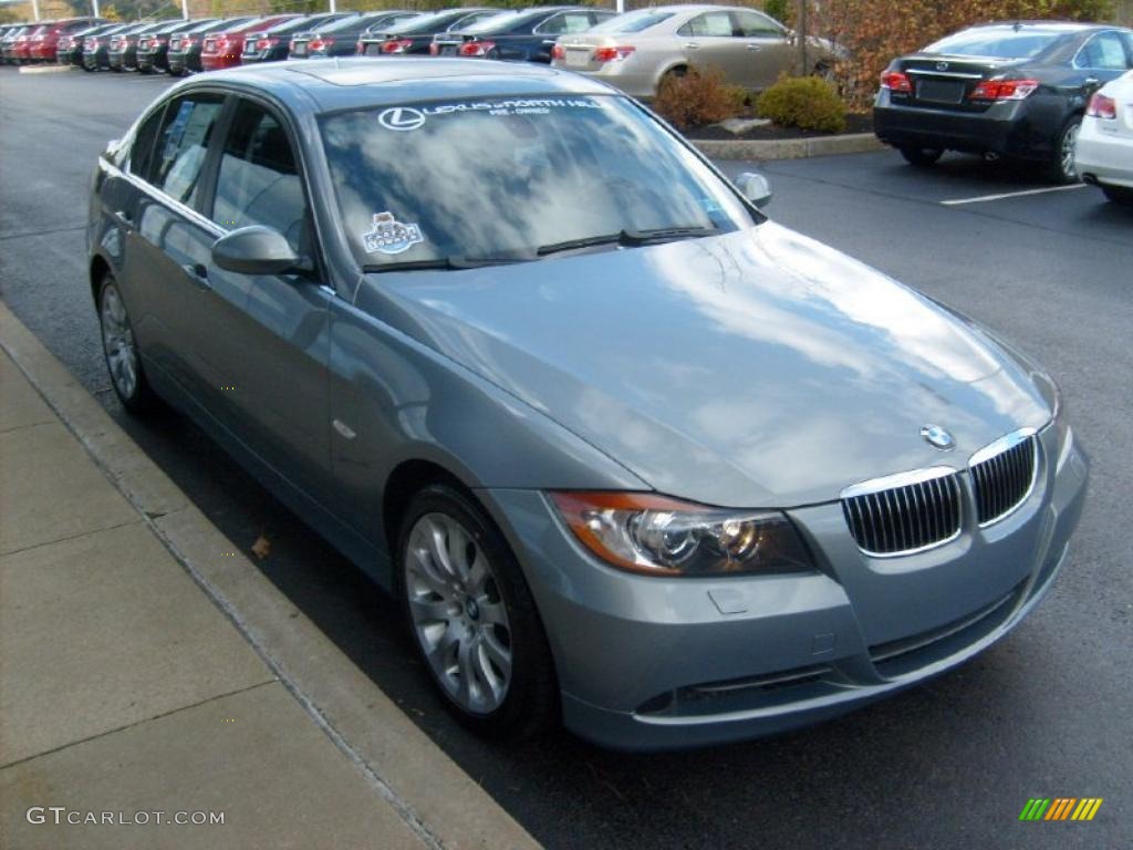 2006 3 Series 330xi Sedan - Quartz Blue Metallic / Black photo #6