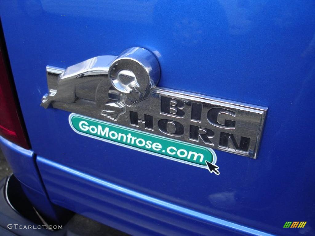2008 Ram 1500 Big Horn Edition Quad Cab 4x4 - Electric Blue Pearl / Medium Slate Gray photo #31