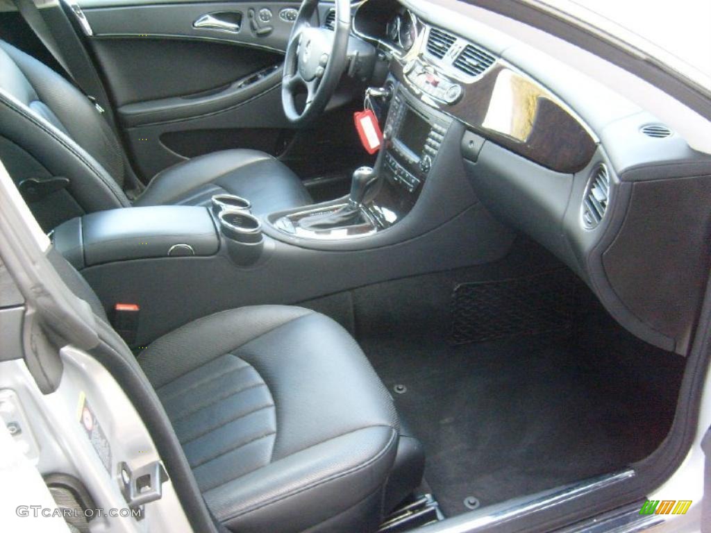 Black Interior 2008 Mercedes-Benz CLS 550 Photo #38490667