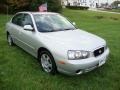 2002 Silver Pewter Hyundai Elantra GLS Sedan  photo #4