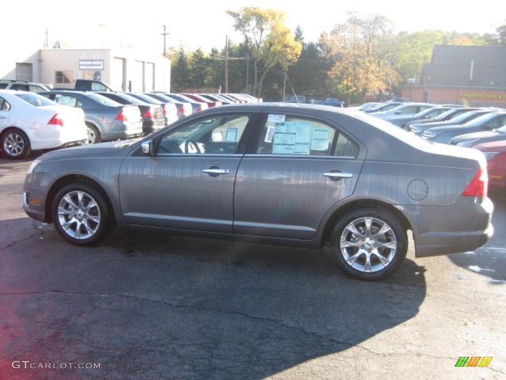 2011 Fusion SEL - Sterling Grey Metallic / Ginger Leather photo #1