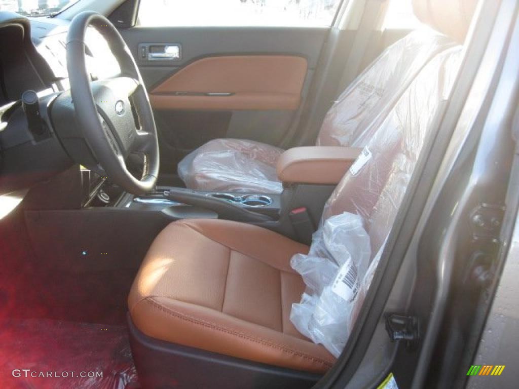 2011 Fusion SEL - Sterling Grey Metallic / Ginger Leather photo #5