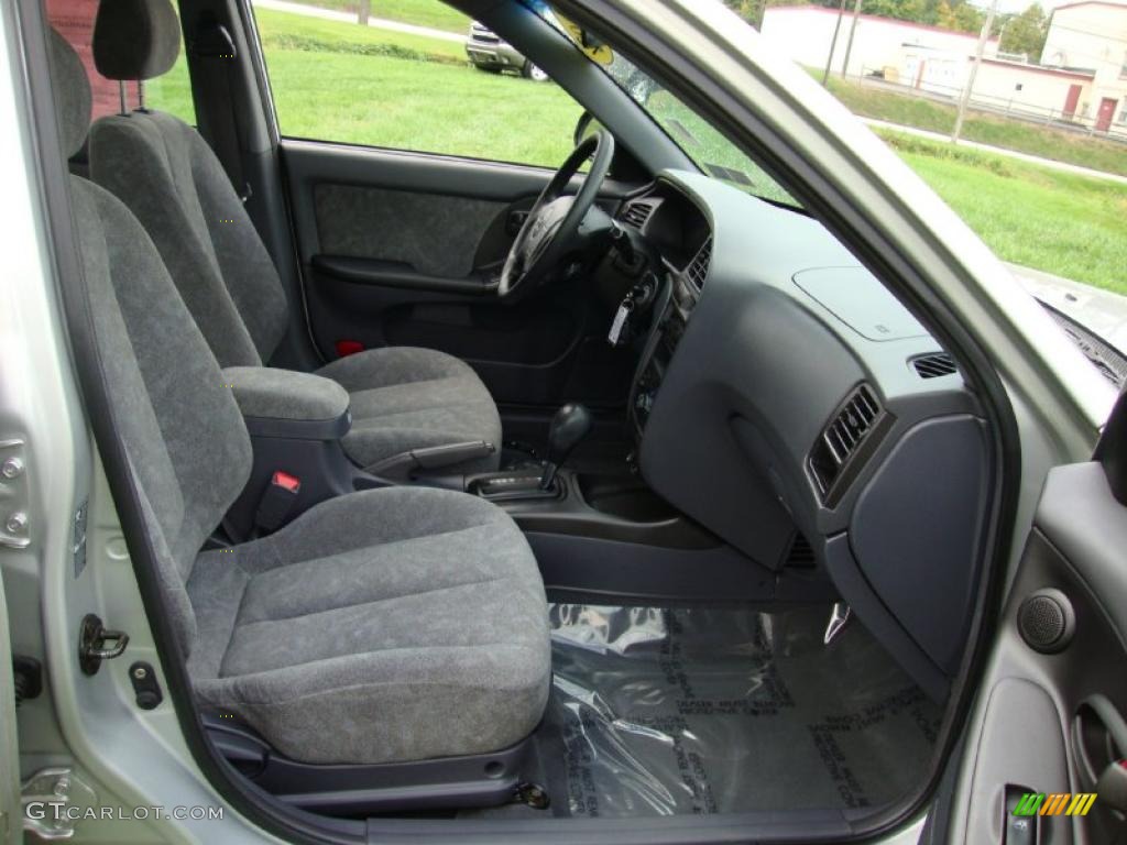 2002 Elantra GLS Sedan - Silver Pewter / Gray photo #19