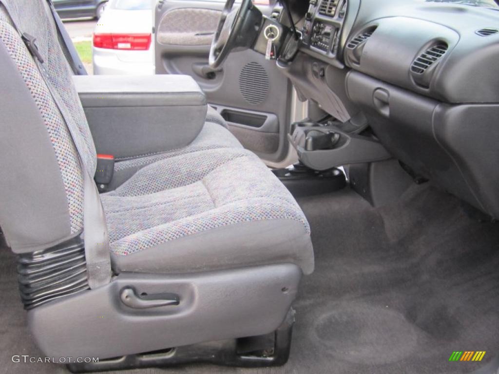 Gray Interior 1998 Dodge Ram 1500 Laramie SLT Extended Cab 4x4 Photo #38492895