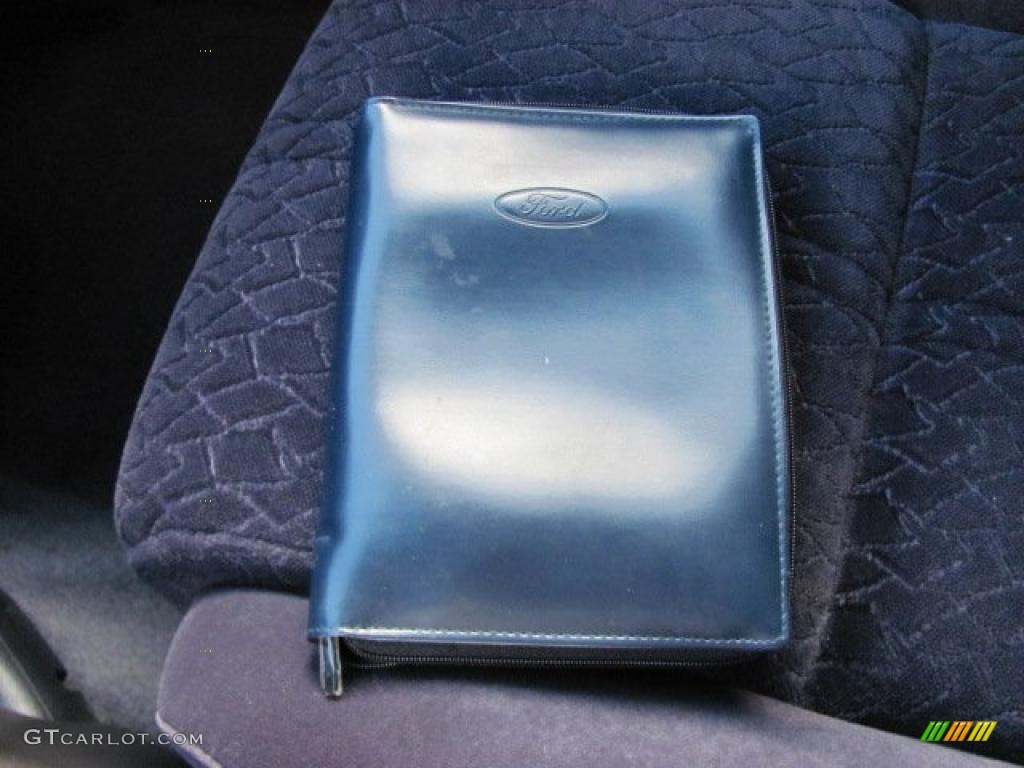 1999 Contour SE - Medium Steel Blue Metallic / Midnight Blue SVT Leather photo #17