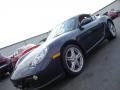 2011 Dark Blue Metallic Porsche Cayman   photo #1