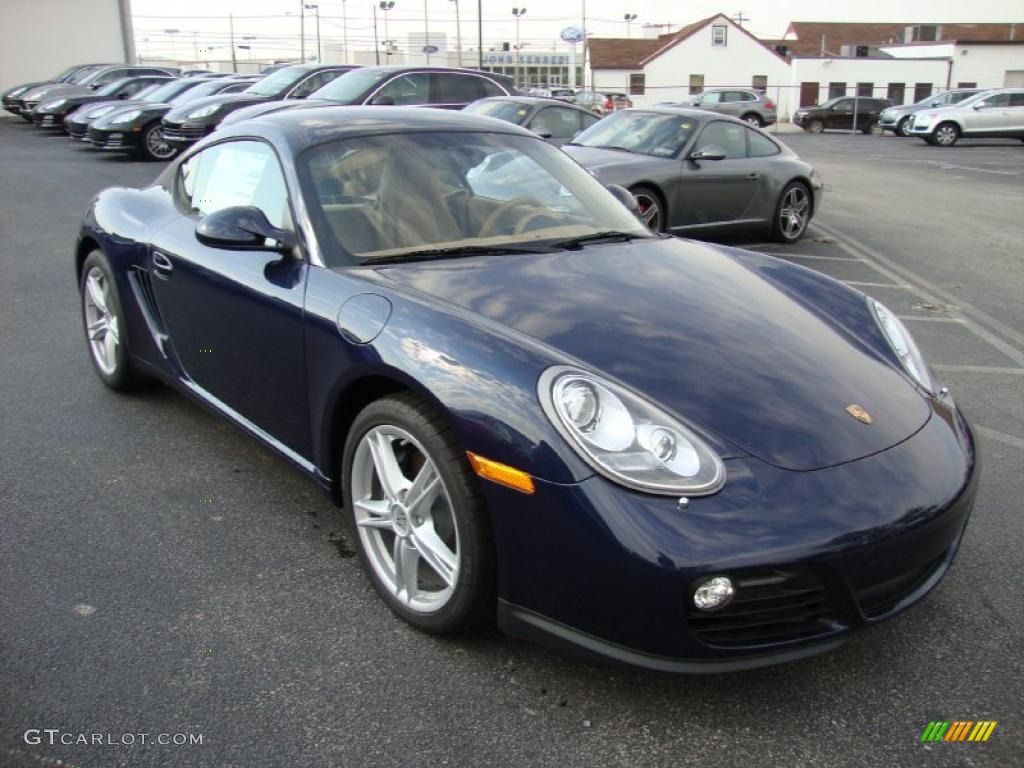 Dark Blue Metallic 2011 Porsche Cayman Standard Cayman Model Exterior Photo #38495939