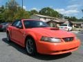 Competition Orange 2004 Ford Mustang GT Convertible Exterior