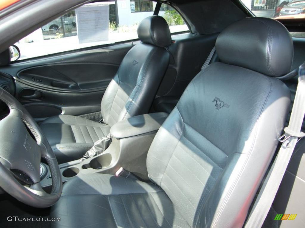 Dark Charcoal Interior 2004 Ford Mustang GT Convertible Photo #38497415