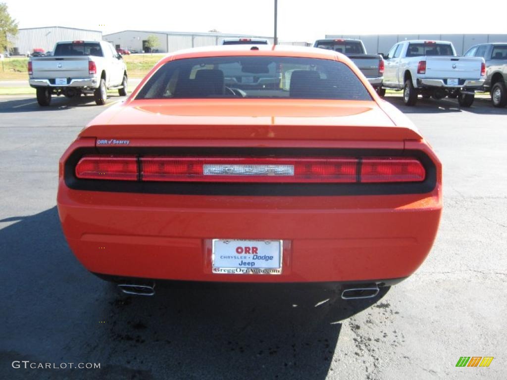 2010 Challenger R/T Classic - HEMI Orange / Dark Slate Gray photo #5