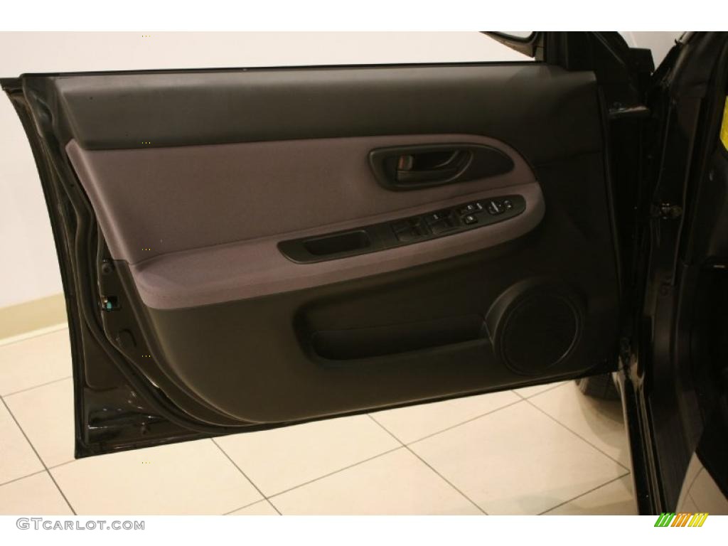 2007 Subaru Impreza 2.5i Sedan Anthracite Black Door Panel Photo #38498963