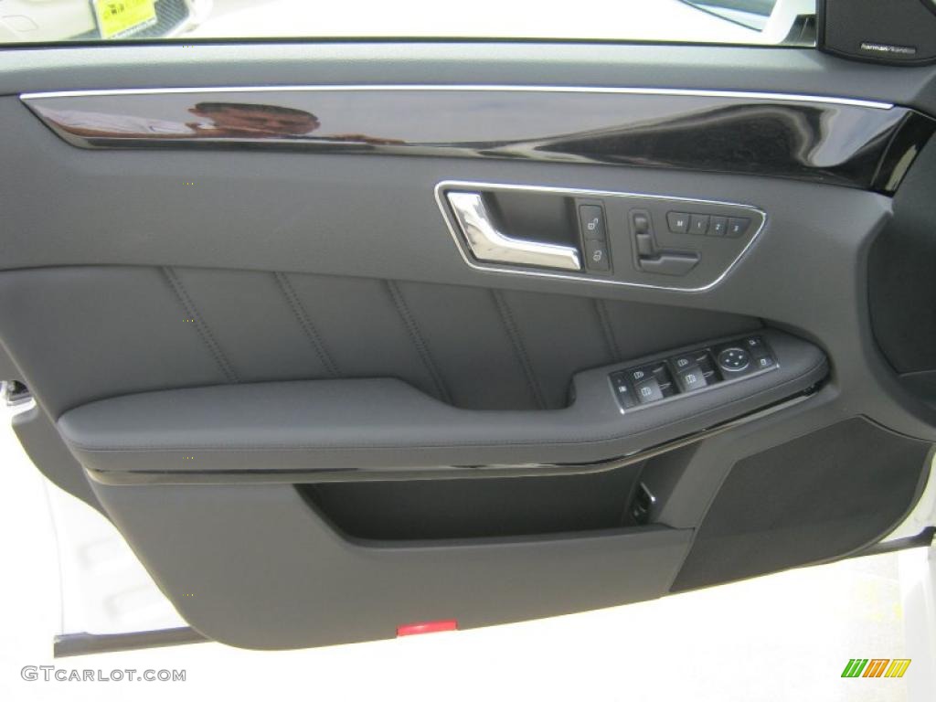 2011 Mercedes-Benz E 350 Sedan Black Door Panel Photo #38498967