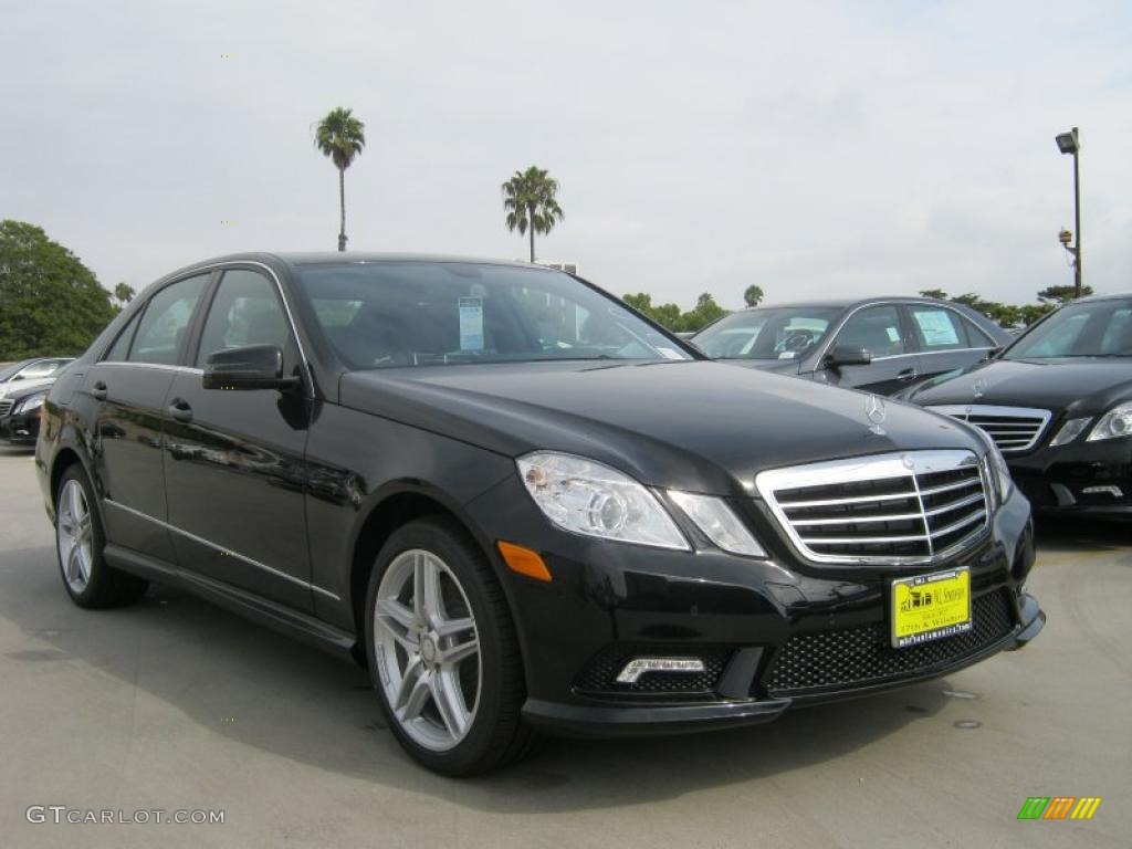 Black 2011 Mercedes-Benz E 550 Sedan Exterior Photo #38499115