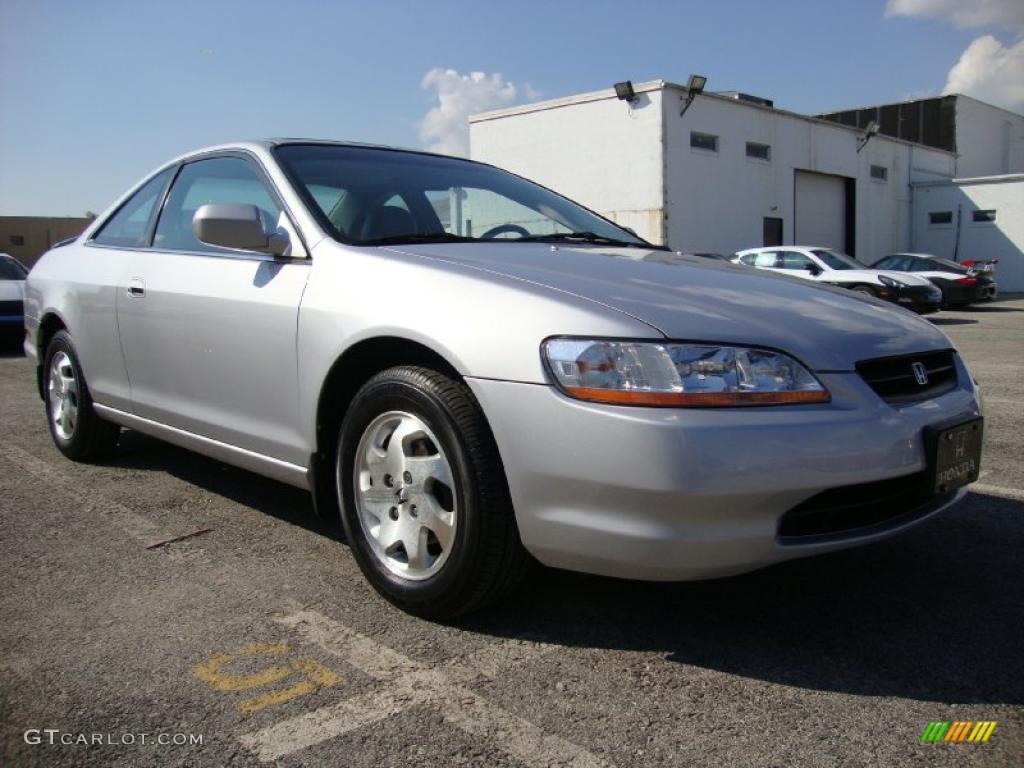 2000 Accord EX-L Coupe - Satin Silver Metallic / Charcoal photo #5