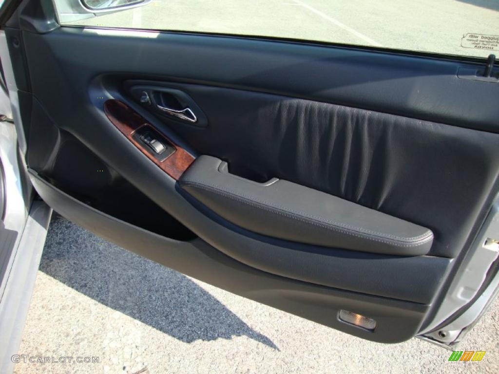 2000 Honda Accord EX-L Coupe Charcoal Door Panel Photo #38499747