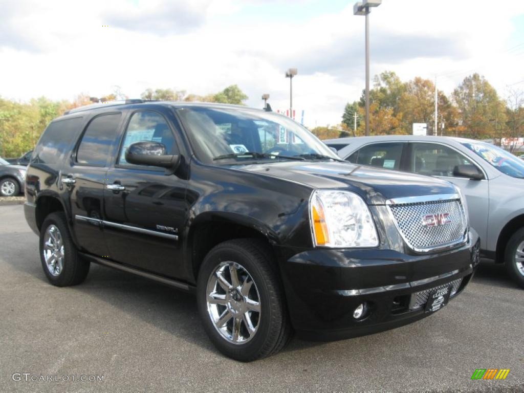 Carbon Black Metallic 2011 GMC Yukon Denali AWD Exterior Photo #38500203