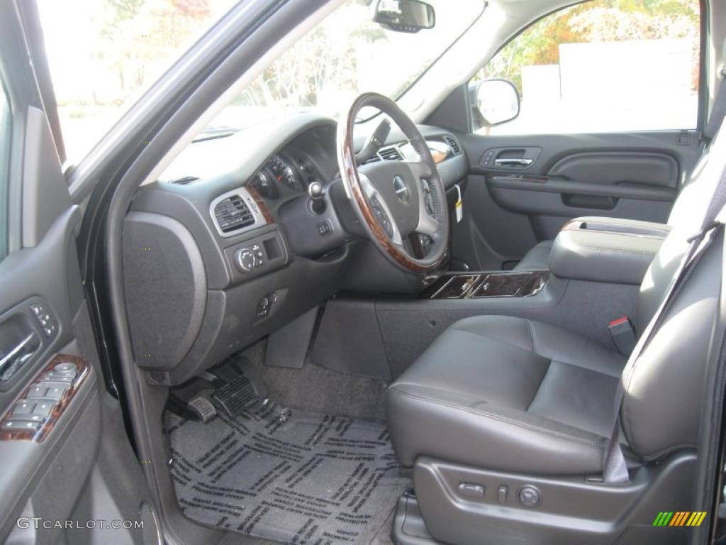 Ebony Interior 2011 GMC Yukon Denali AWD Photo #38500267