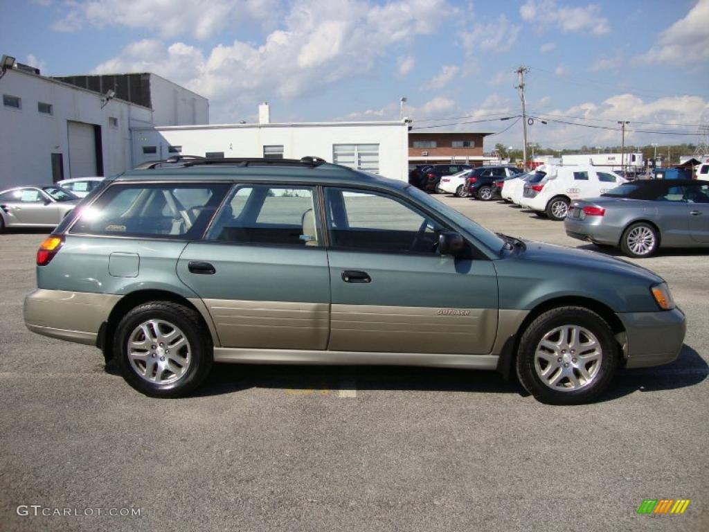 Wintergreen Metallic 2000 Subaru Outback Limited Wagon Exterior Photo #38500275