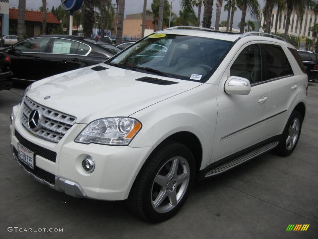 Arctic White 2009 Mercedes-Benz ML 550 4Matic Exterior Photo #38500355