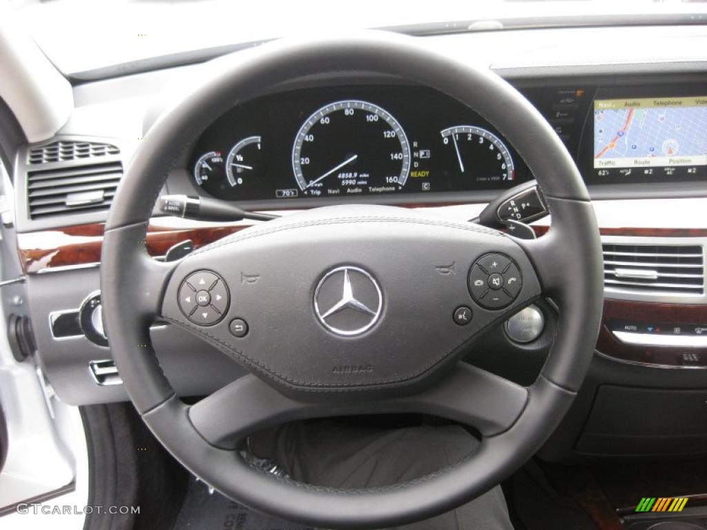 2010 S 400 Hybrid Sedan - Iridium Silver Metallic / Black photo #22