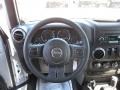 Black 2011 Jeep Wrangler Sport S 4x4 Steering Wheel