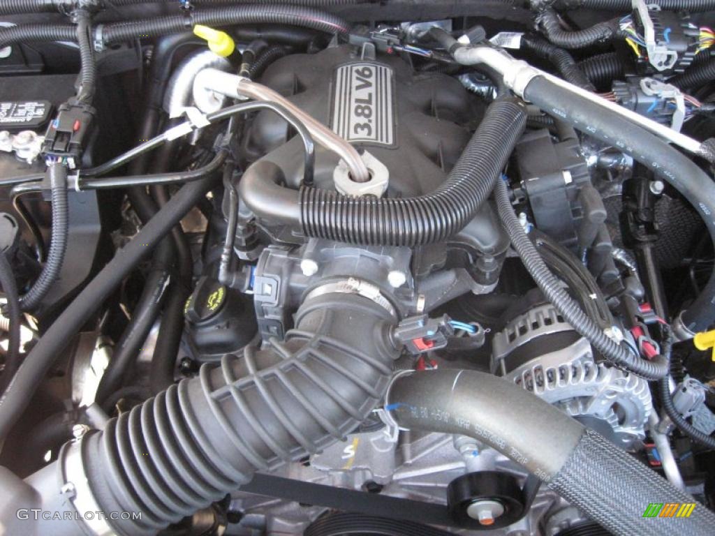 2011 Jeep Wrangler Sport S 4x4 3.8 Liter OHV 12-Valve V6 Engine Photo #38501283