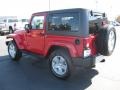 2011 Flame Red Jeep Wrangler Sahara 4x4  photo #6