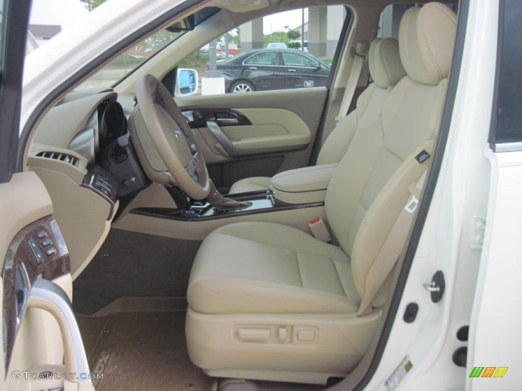 Parchment Interior 2011 Acura MDX Technology Photo #38502395