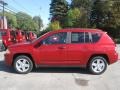 Inferno Red Crystal Pearl 2009 Jeep Compass Sport 4x4 Exterior