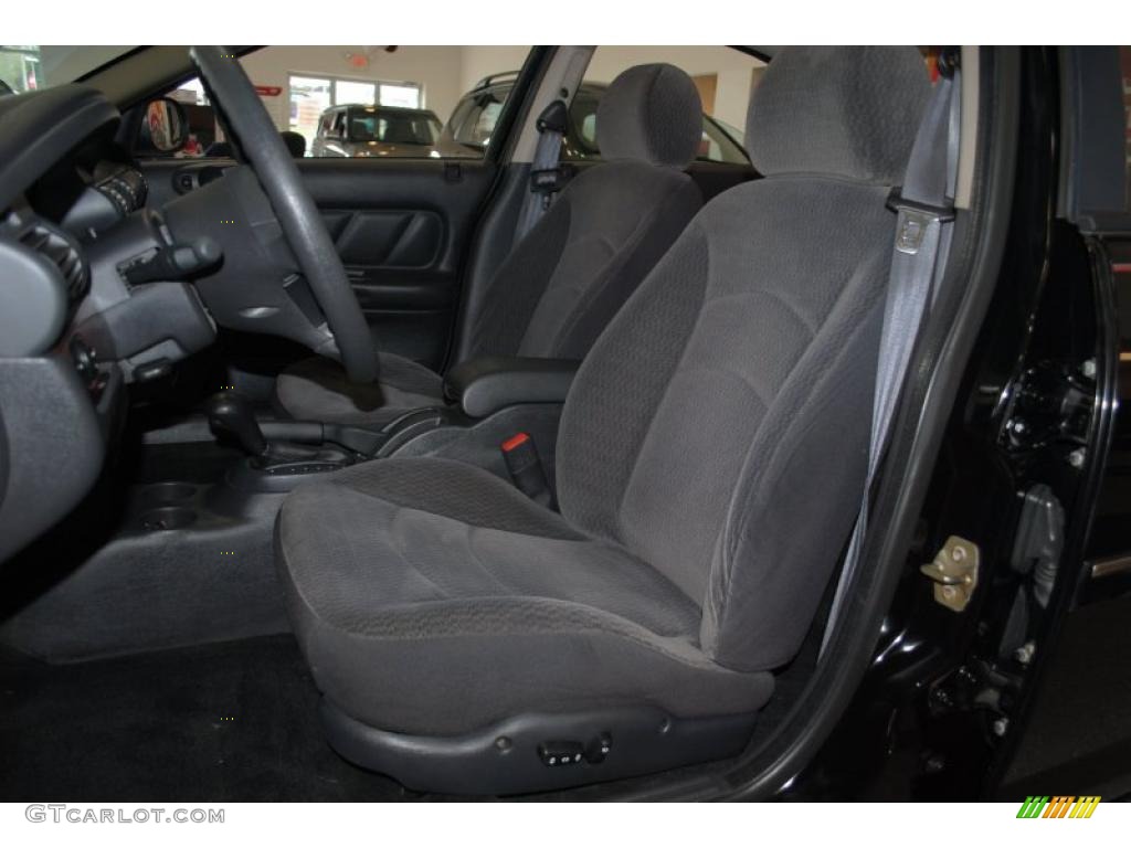 2001 Stratus SE Sedan - Black / Dark Slate Gray photo #15