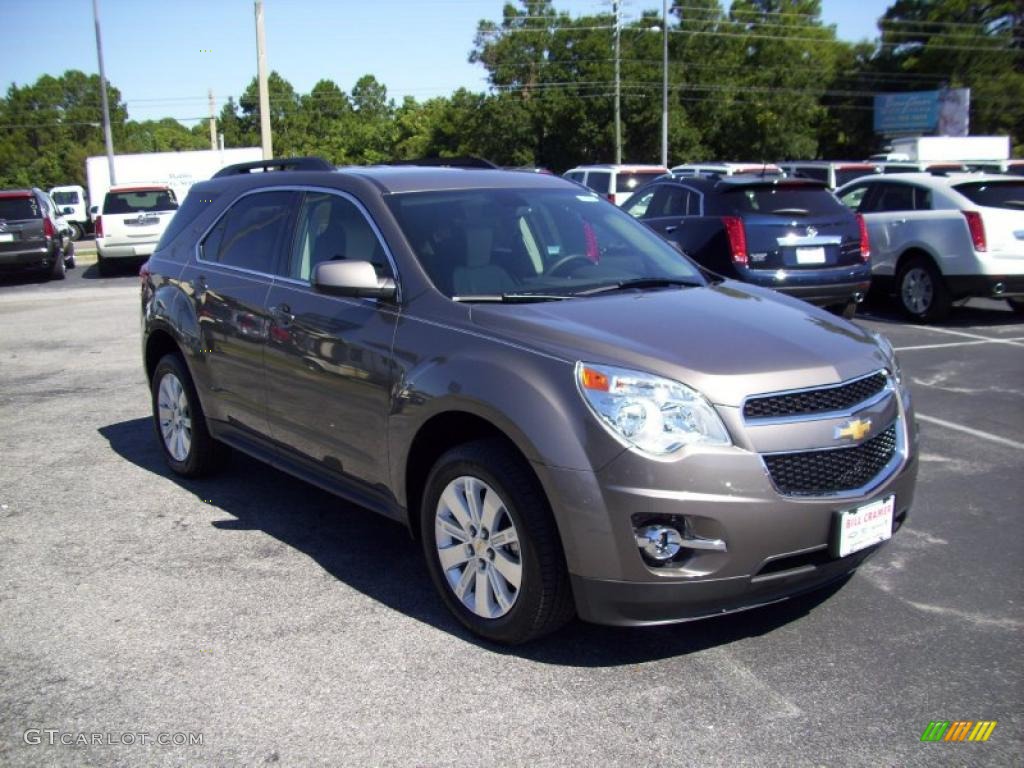 Mocha Steel Metallic 2011 Chevrolet Equinox LT Exterior Photo #38504599
