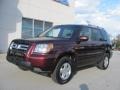 2008 Dark Cherry Pearl Honda Pilot Value Package 4WD  photo #2