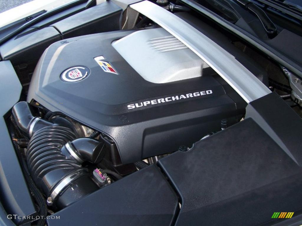 2009 Cadillac CTS -V Sedan 6.2 Liter Supercharged OHV 16-Valve LSA V8 Engine Photo #38506327