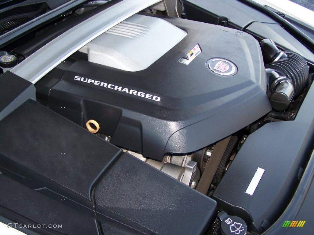 2009 Cadillac CTS -V Sedan 6.2 Liter Supercharged OHV 16-Valve LSA V8 Engine Photo #38506343