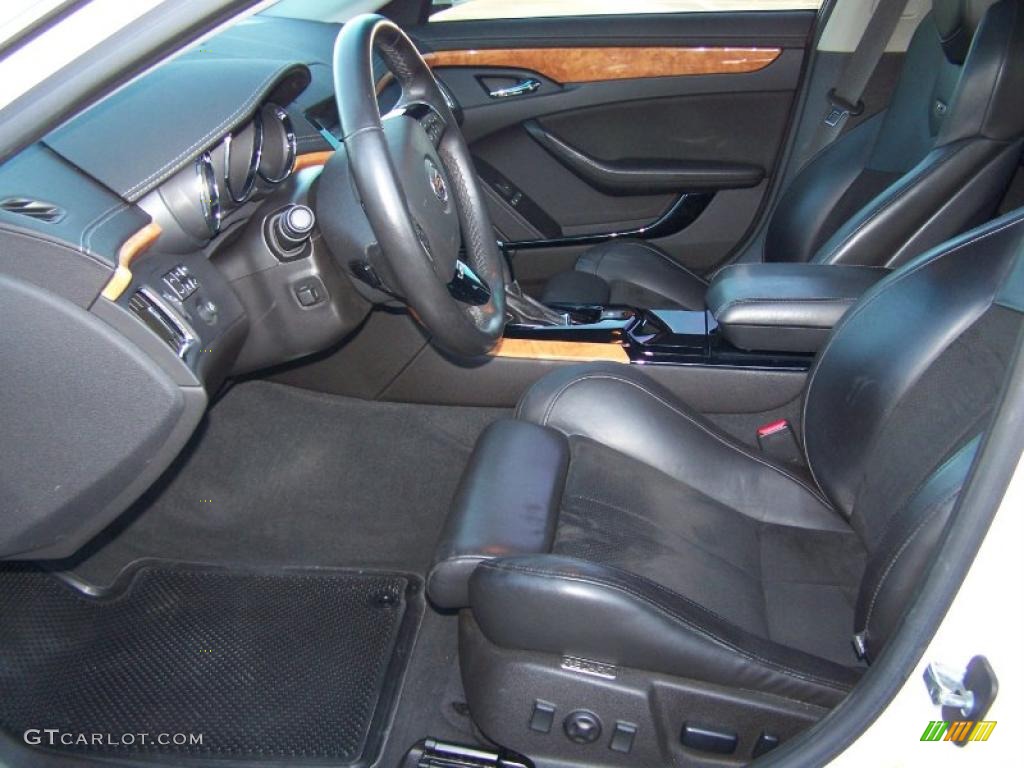 Ebony Interior 2009 Cadillac CTS -V Sedan Photo #38506375