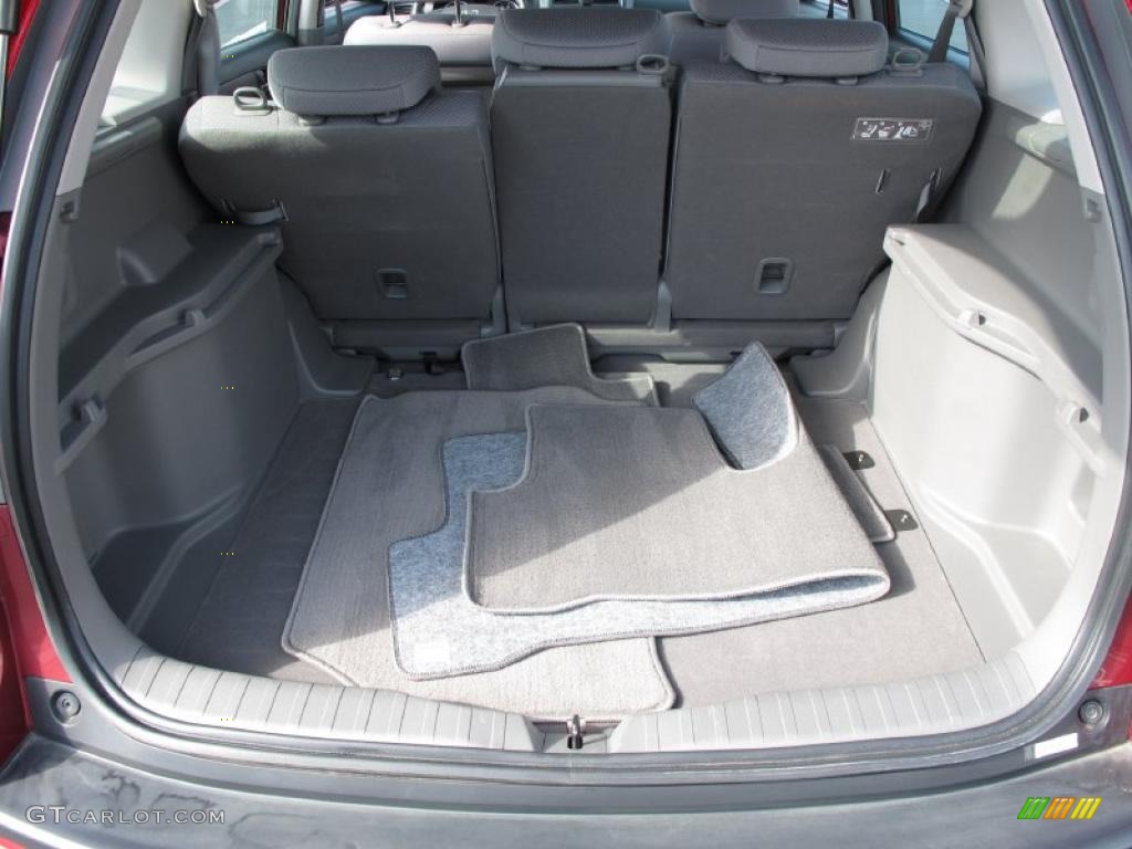 2008 CR-V LX 4WD - Tango Red Pearl / Gray photo #9