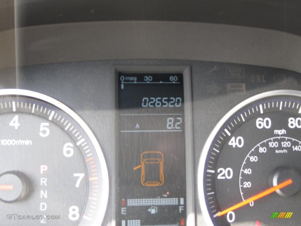 2008 CR-V LX 4WD - Tango Red Pearl / Gray photo #16