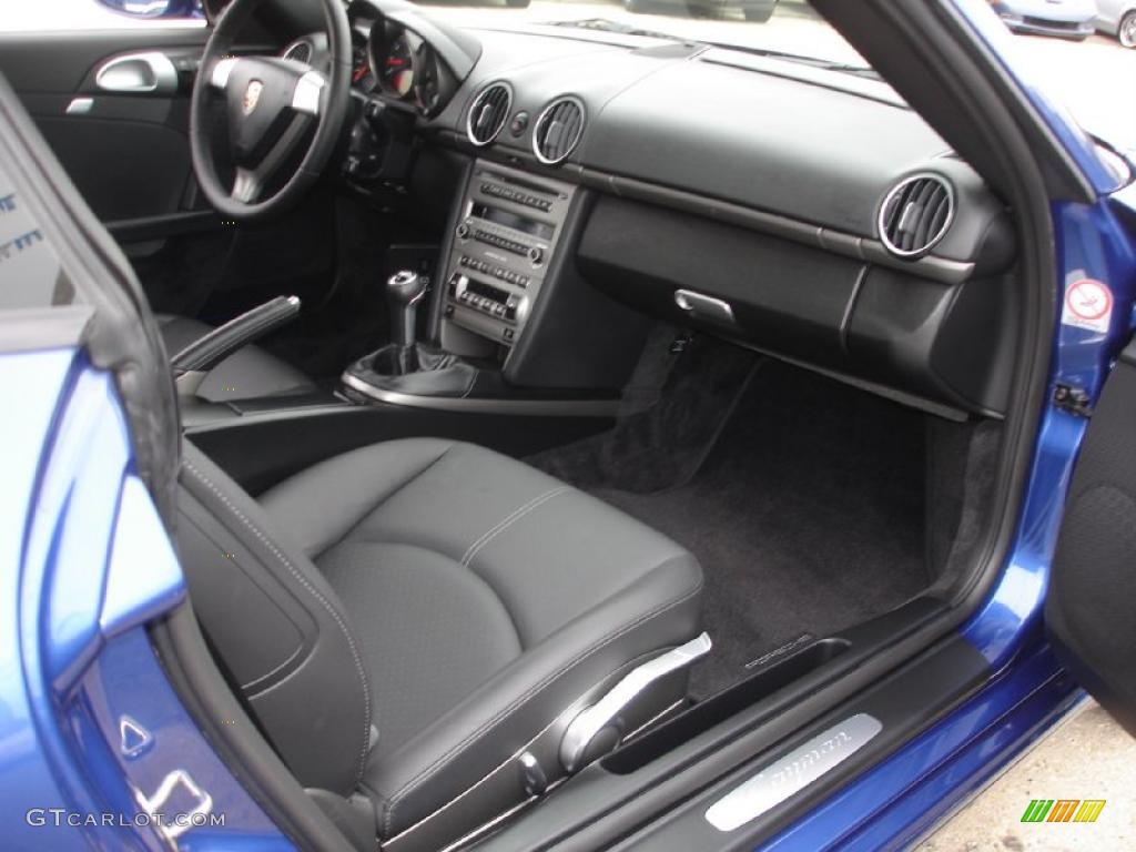 Black Interior 2008 Porsche Cayman Standard Cayman Model Photo #38508627