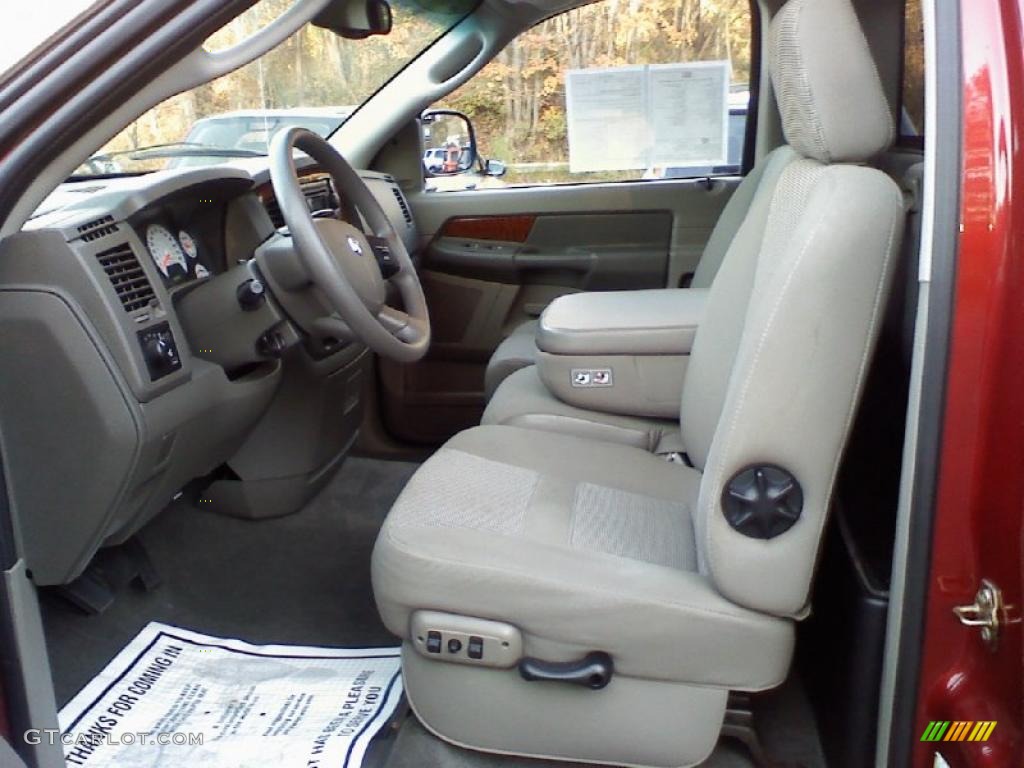 Medium Slate Gray Interior 2006 Dodge Ram 1500 SLT Regular Cab 4x4 Photo #38509599