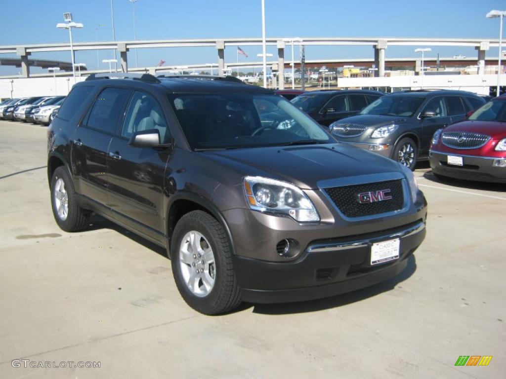 Medium Brown Metallic 2011 GMC Acadia SL Exterior Photo #38509671