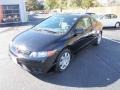 Nighthawk Black Pearl - Civic LX Coupe Photo No. 7