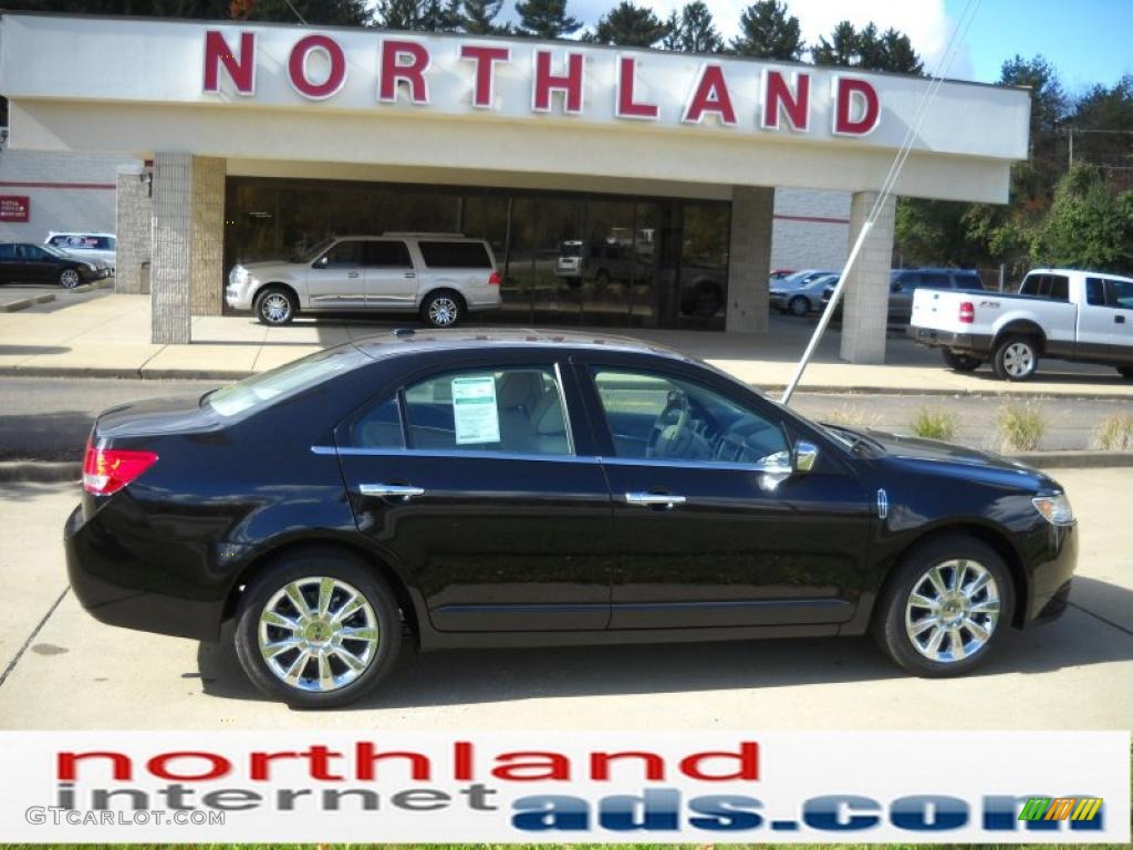 2011 MKZ FWD - Tuxedo Black Metallic / Light Camel photo #1