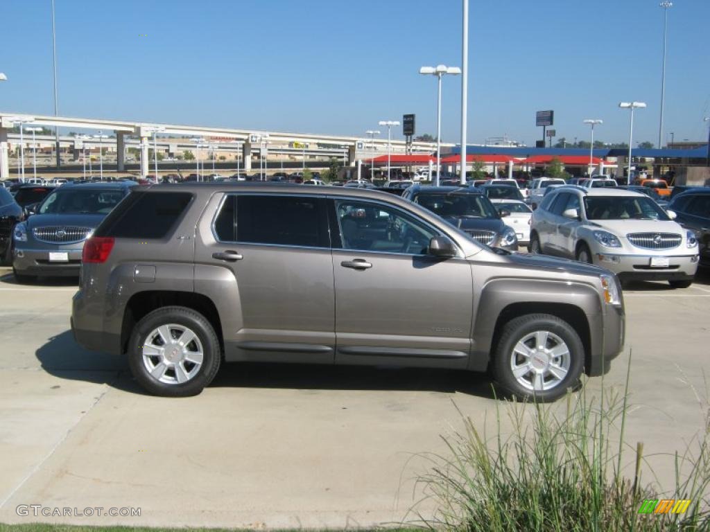 2011 Terrain SLE - Mocha Steel Metallic / Jet Black photo #6