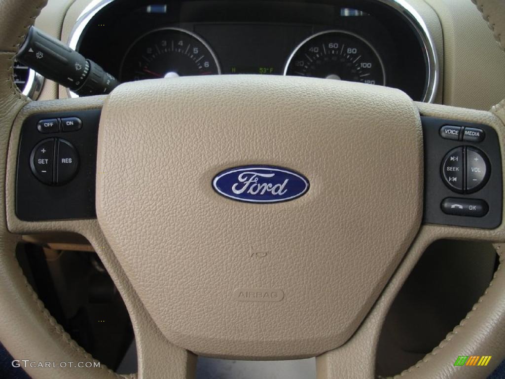 2008 Explorer XLT 4x4 - White Suede / Camel photo #27